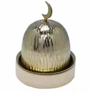 Color azul y acero inoxidable Elegante y duradero La cazuela redonda de metal perfecta para cada ocasión - Product Image 6