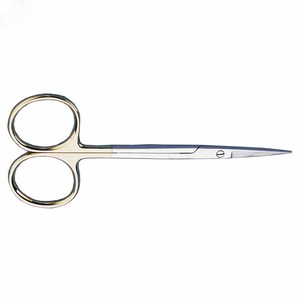 Lame courbe Instrument médical léger pansement chirurgical professionnel en acier inoxydable Ciseaux à iris Ciseaux à iris droits - Product Image 4