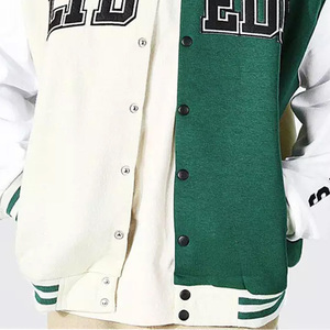 Chaquetas Bomber Letterman de Béisbol de la Más Alta Calidad, Chaqueta Deportiva Universitaria con Cuello Alto Bordada Personalizada para Hombre - Product Image 6