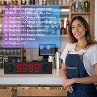 Daytech CK04-US - Sistema Inalámbrico de Llamada de Alta Calidad, Botón de Llamada Inalámbrico Personalizado para Camareros, para Uso en Hospitales, Clínicas y Restaurantes