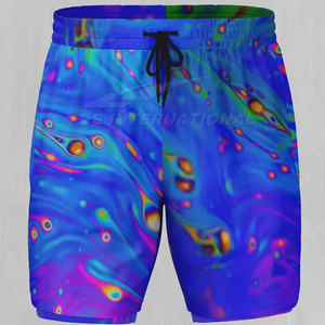 Pantalones cortos de gimnasio de algodón de diseño personalizado para hombre, ropa deportiva transpirable, pantalones cortos de sublimación ecológicos, estilo informal, servicio OEM - Product Image 3