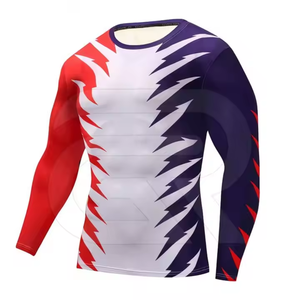 Slim Fit <b>Compression</b> Long Sleeve Sportswear Men Compressed <b>Shirts</b> for Gym Training - Product Image 4