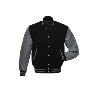 Oversize Men's Custom Embroidered Varsity Baseball Jackets Winter Work Letterman Fabric Pattern New Condition Wholesale Custom - Product Image 3
