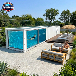 Durable Above Ground Swimming Pool for Family Outdoor Use Easy Install Large Container Pool - Product Image 2
