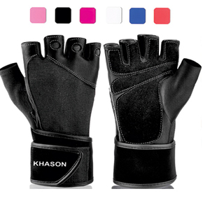 Guantes de Gimnasio de Cuero de Alta Calidad para Levantamiento de Pesas, Ligeros, con Cierre de Cremallera, Unisex, para Entrenamiento - Product Image 2