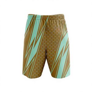 Pantalones Cortos Casuales para Hombre de Alta Calidad, Secado Rápido, Impermeables, Transpirables, 100% Poliéster, Precio Razonable, Diseño Satinado con Patrón Sólido - Product Image 1