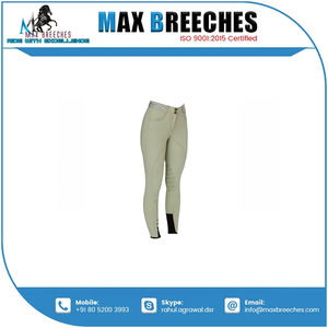 Culotte d'équitation unisexe avec patch au genou en silicone Nouveau design Impression de logo personnalisable Culotte d'équitation à bas prix - Product Image 4