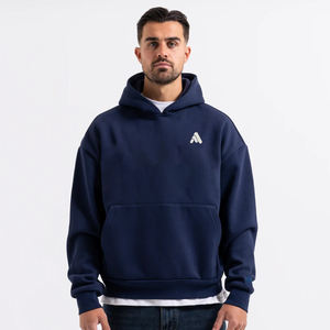 Sudaderas y Hoodies Personalizadas con Logotipo, de Gran Tamaño, Alta Calidad, Nuevo Estilo, Cómodas, 450 g/m², 100% Algodón, Otoño, para Hombre, Corte Regular, Hombros Caídos - Product Image 1