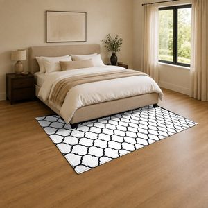 <b>RUGS</b> DEPOT LXDP-0236 Wholesale Grey Silver Modern Vintage Digital Printed Machine Washable Chenille Area <b>Rug</b> <b>Non</b> <b>Slip</b> - Product Image 3
