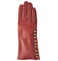Gants élégants pour femmes en cuir de chèvre personnalisés, design uni, durables, utilisables en toutes saisons pour le quotidien, les occasions décontractées, les fêtes et les voyages