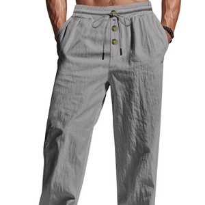 Sweatpants and Hoodie Set Spring/Autumn Casual Canvas Tracksuit for Men Windbreak Washed - Product Image 1
