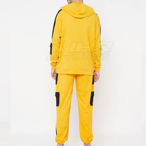 Chándal de algodón 100% superventas con capucha, conjuntos de jogging y ropa de calle de invierno, recién llegado, diseño de patrón sólido transpirable - Product Image 3