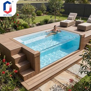 Piscine en fibre de verre préfabriquée hors sol, piscine de luxe pour extérieur, jardin, villa, hôtel, piscine conteneur - Product Image 4