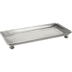 Plato de Servir Redondo de Aluminio al por Mayor con Asas, Elegante Acabado Gris Peltre, Plato de Metal para Alimentos para Uso en el Hogar, Hoteles y Restaurantes - Product Image 4
