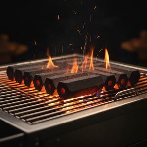 Briquettes de charbon de coco sans fumée professionnelles, à combustion longue durée, écologiques, pour la cuisine, le barbecue, la restauration, le carburant industriel - Product Image 6