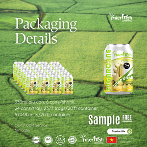 Interfresh Jus de canne à sucre 330ml Canette en aluminium HALAL ISO GMP HACCP Fabricant certifié Bouteille séchée de fruits et légumes du Vietnam - Product Image 5