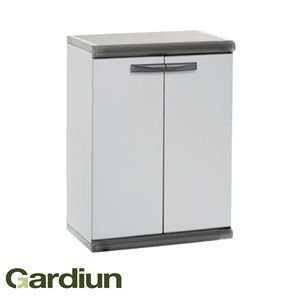 Garden Storage Low <b>Cabinet</b> Sintra 2 With Two Doors | Outdoor Garden Supplies | Product ready to Ship From Spain - Product Image 1