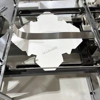Machine automatique de fabrication de contenants à lunch en papier, machine à boîtes à salade jetables en kraft, boîte à repas à compartiment unique