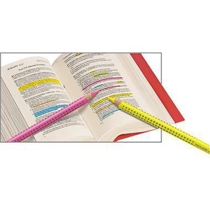 Surligneur sec Faber-Castell Jumbo GRIP Neon 5,3 mm vert triangulaire - Product Image 3