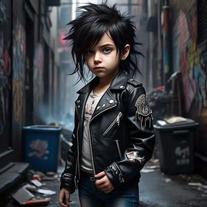 แจ็กเก็ตแฟชั่นหนังแกะแท้สำหรับเด็กผู้หญิงแจ็คเก็ตแฟชั่นหนังแกะแท้สำหรับฤดูหนาวแขนยาวสำหรับนักขี่มอเตอร์ไซค์ - Product Image 4