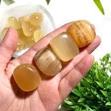 Tumble de ónix miel, Tumble de ónix amarillo perforado, Tumble de ónix amarillo cristal - Product Image 5