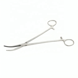 Pinzas Hemostáticas Veterinarias Reutilizables Ajustables de Acero Inoxidable con Certificación CE para Operaciones de Cirugía Animal - Product Image 4