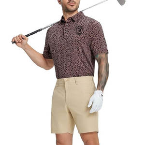 Polo de golf pour homme respirant d'été, tissu de sport pour l'entraînement, polo de golf en gros - Product Image 5