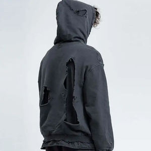 Prix de gros Sweat-shirt à capuche décontracté pour hommes de haute qualité 100% coton style vieilli manches longues impression numérique hiver 6XL - Product Image 3