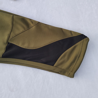 Alta calidad 100% poliéster hombres entrenamiento Jogging desgaste secado rápido transpirable patrón sólido 2 piezas chaqueta pantalón conjunto chándales