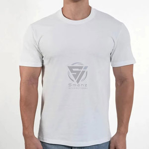 Men's <b>Black</b> Spandex/Cotton <b>Canvas</b> T-Shirt Stand Collar Half Sleeve Loose Fit Eco-Friendly Breathable Quick Dry Casual <b>Top</b> - Product Image 4