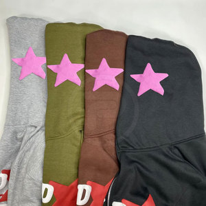 Sweat à capuche décontracté pour homme, coupe classique, haute qualité, hiver, impression en relief, motif uni, col à capuche, coton/polyester, respirant - Product Image 6