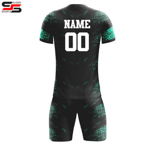 Maillot de football personnalisé de haute qualité avec logo d'impression de presse à entendre personnalisée pour les vêtements de football de l'équipe de football Kit d'uniforme de football pour hommes - Product Image 6