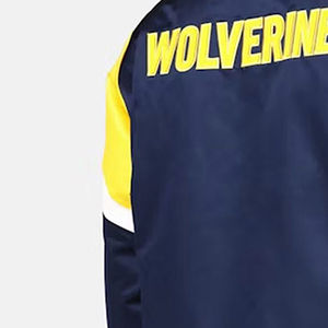 Custom Embroidered Baseball Satin Jacket <b>100</b> % Polyester Windbreaker Custom Satin Baseball Satin Varsity Jacket for Men - Product Image 6