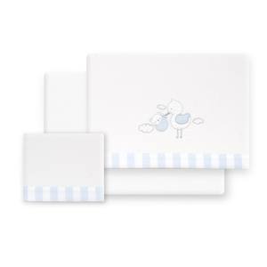 Juego de 3 Piezas de Ropa de Cama de Franela para Cuna, Tejido con Patrón de Personajes Cigea-Oso, Modelo Cigea-Oso - Product Image 1