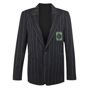 Blazer décontracté pour femme en coton personnalisé pour l'école, vente chaude, pas cher, uniforme personnalisé, blazer noir pour femme avec passepoil - Product Image 2