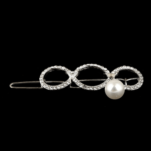 Women's Fancy Hair <b>Clip</b> - <b>Silver</b> - Product Image 2