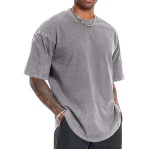 Camiseta Extra Grande de Alta Calidad con Lavado Ácido para Hombre, 100% Algodón Ligero, la Mejor Tela, Diseño Único, Camiseta con Lavado Ácido para Hombre - Product Image 4