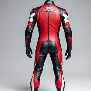 ชุดแข่งรถหนังวัวชั้นดีจาก malik Raza | CE เกราะไหล่ข้อศอกหัวเข่า | สามตะเข็บ | พอดีกับมืออาชีพ - Product Image 1