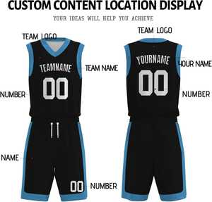 Uniforme de baloncesto de sublimación unisex profesional personalizado de talla grande árbitro antibacteriano transpirable 100% poliéster - Product Image 4