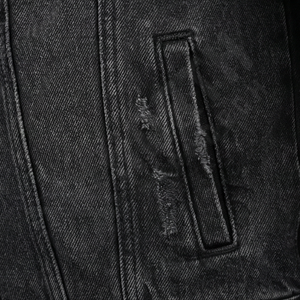 แจ็คเก็ตยีนส์ผู้ชายสไตล์วินเทจแฟชั่นสตรีทแวร์สุดเท่ รุ่นใหม่ประจำปี 2025 สำหรับฤดูใบไม้ผลิและฤดูใบไม้ร่วง  แบบลำลอง มีกระดุมและกระเป๋า - Product Image 5