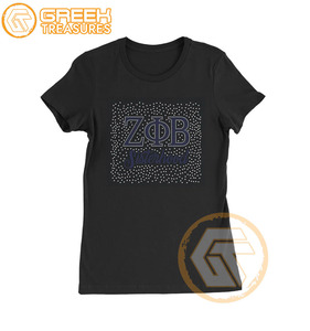 Wholesale Customized Zeta Phi Beta Women's T-Shirts Sorority Apparel High Quality Breathable Casual Cotton - Product Image 2