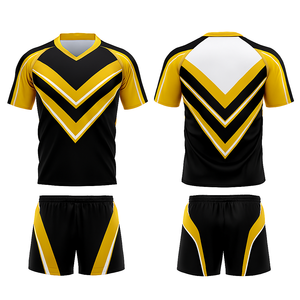 Ensemble d'uniformes de volley-ball personnalisés | Vêtements de sport respirants à séchage rapide | Kit d'entraînement d'équipe avec impression de logo personnalisée - Product Image 3