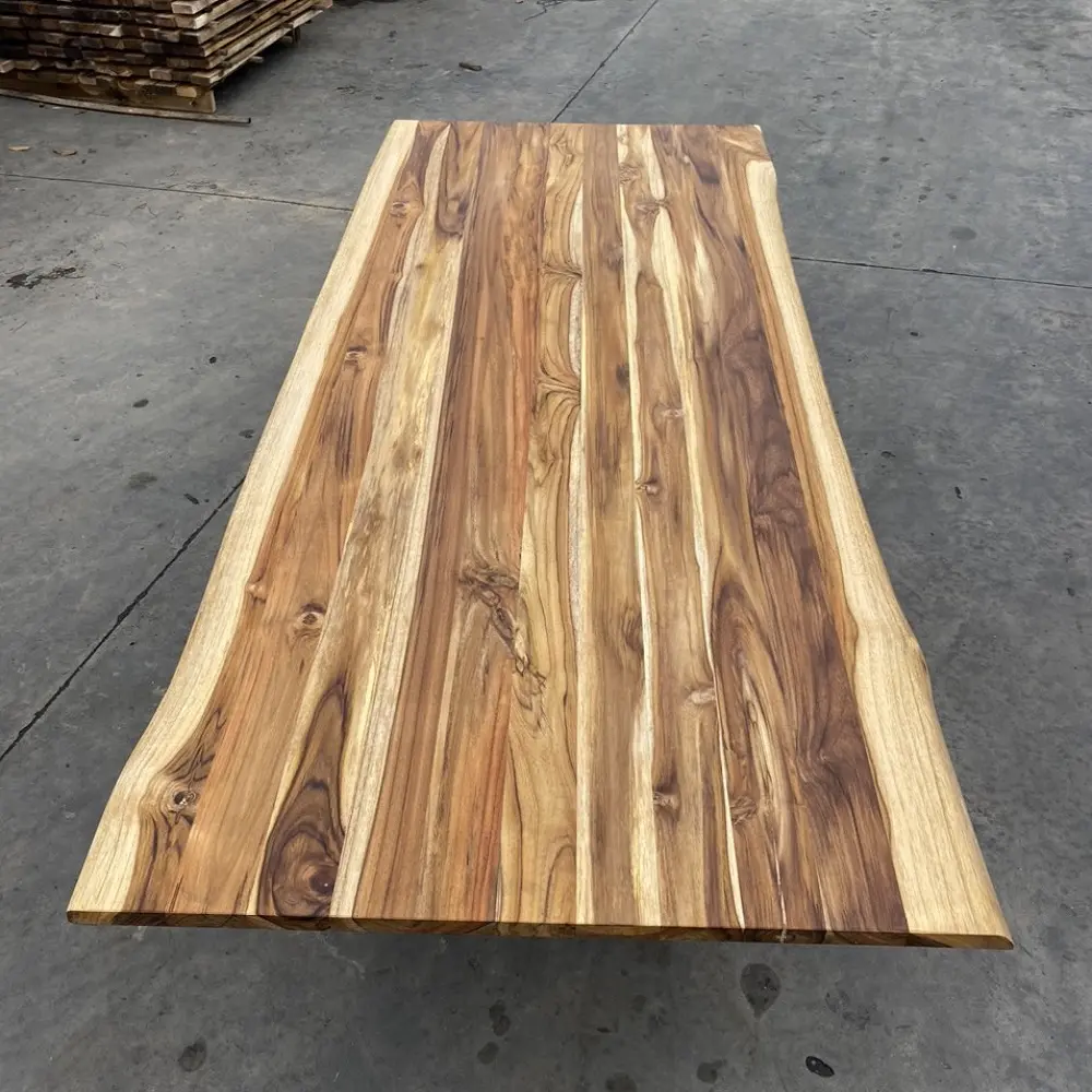 Acacia Butcher Block Arbeits platte-Akazien holz Arbeits platte Holz für Arbeits platten Waschtische Tischplatten