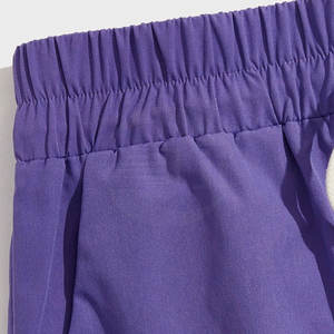 Shorts de sport pour hommes de haute qualité, décontractés, taille mi-haute, fermeture élastique, respirants, avec poches, meilleur prix de gros, en coton teint uni - Product Image 4