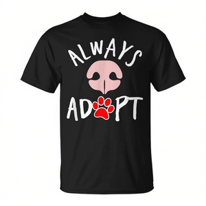 Camiseta de entrenamiento para perros de rescate Adopt Don't Shop New Puppy Rescue - Product Image 2