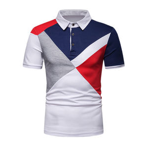 Camisetas de polo de golf con estampado de logotipo personalizado de alta calidad para hombre, camisetas de punto transpirables de secado rápido, camisetas de manga corta de talla grande - Product Image 1