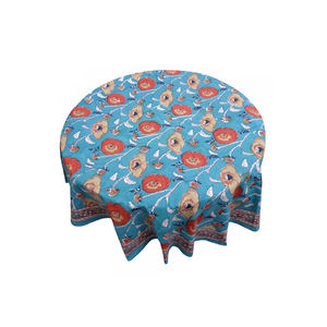 Best Price 100% Cotton Jacquard Table Cloth Hand Block Printed <b>Embroidered</b> Floral Design Well Absorbing 20 Sheeting <b>Tablecloth</b> - Product Image 1