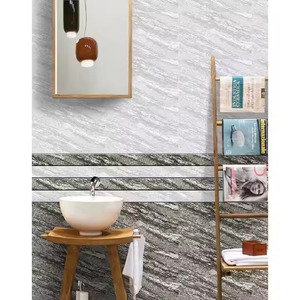 La mejor calidad, 12x18 pulgadas, 300x450mm, acabado brillante, azulejos de pared de cerámica verde impresos digitalmente con diseño atractivo, hechos en la India - Product Image 2