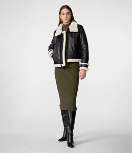 Chaquetas de Cuero de Alta Calidad para Mujer, Tejidas, Transpirables, de Lona, de Invierno, de Manga Larga, Diseño Nuevo Personalizado - Product Image 2