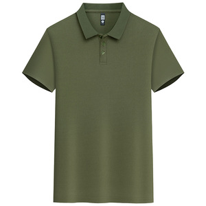 Chemise d'été pour homme à manches courtes en tricot avec poche, logo personnalisé OEM, broderie, décontractée, couleur unie - Product Image 3